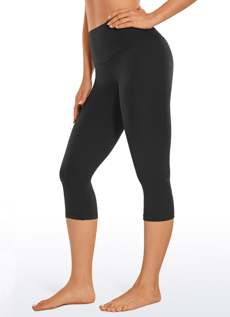CRZ YOGA Women's Yoga Lounge High Rise Butterluxe Yoga Leggings 17'' Black