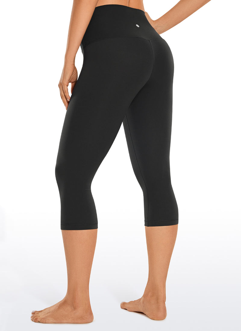 CRZ YOGA Women's Yoga Lounge High Rise Butterluxe Yoga Leggings 17'' Black