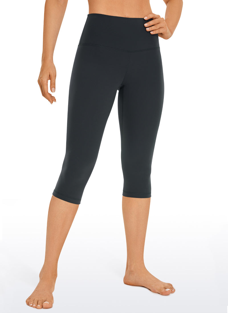 CRZ YOGA Women's Yoga Lounge High Rise Butterluxe Yoga Leggings 17'' Melanite