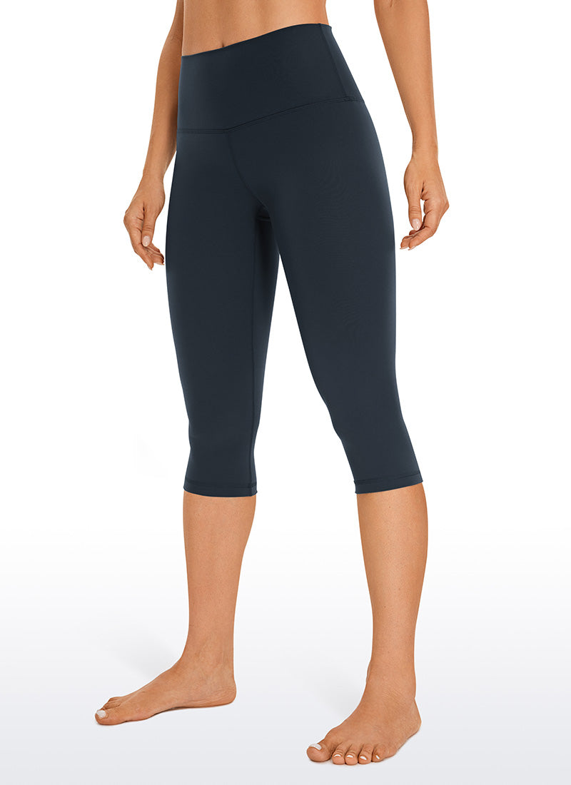 CRZ YOGA Women's Yoga Lounge High Rise Butterluxe Yoga Leggings 17'' True Navy