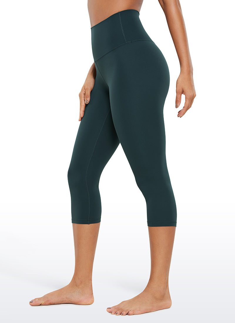 CRZ YOGA Women's Yoga Lounge High Rise Butterluxe Yoga Leggings 19'' Forest Dark Green