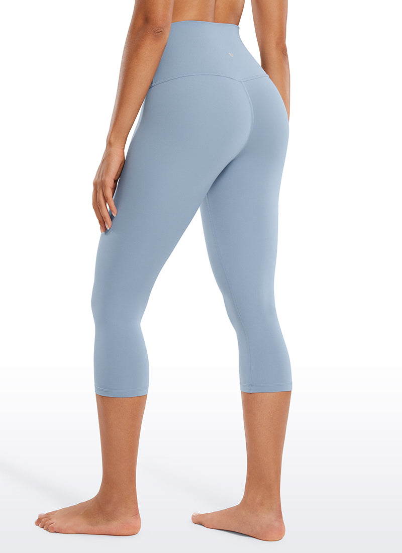 CRZ YOGA Women's Yoga Lounge High Rise Butterluxe Yoga Leggings 19'' Cambric Blue