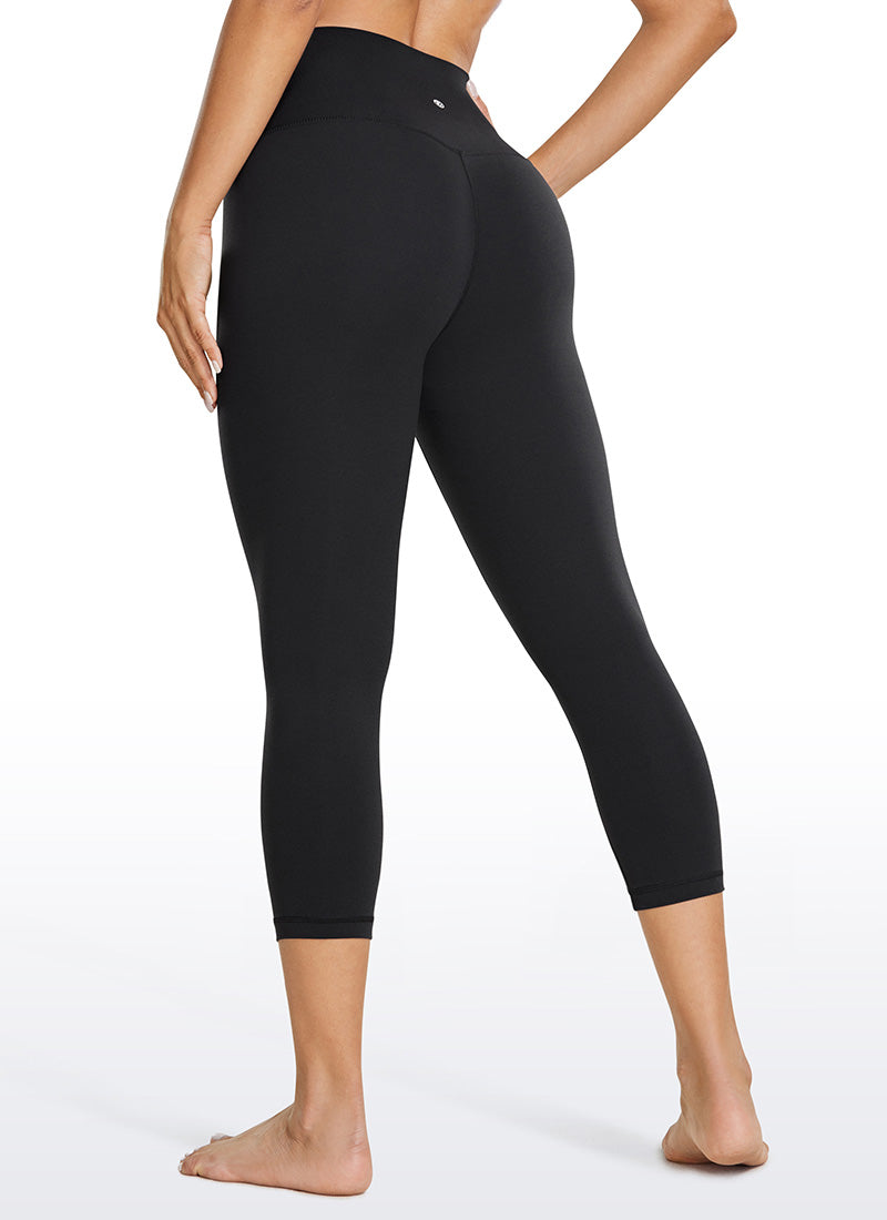 CRZ YOGA Women's Yoga Lounge High Rise Butterluxe Yoga Leggings 21'' Black