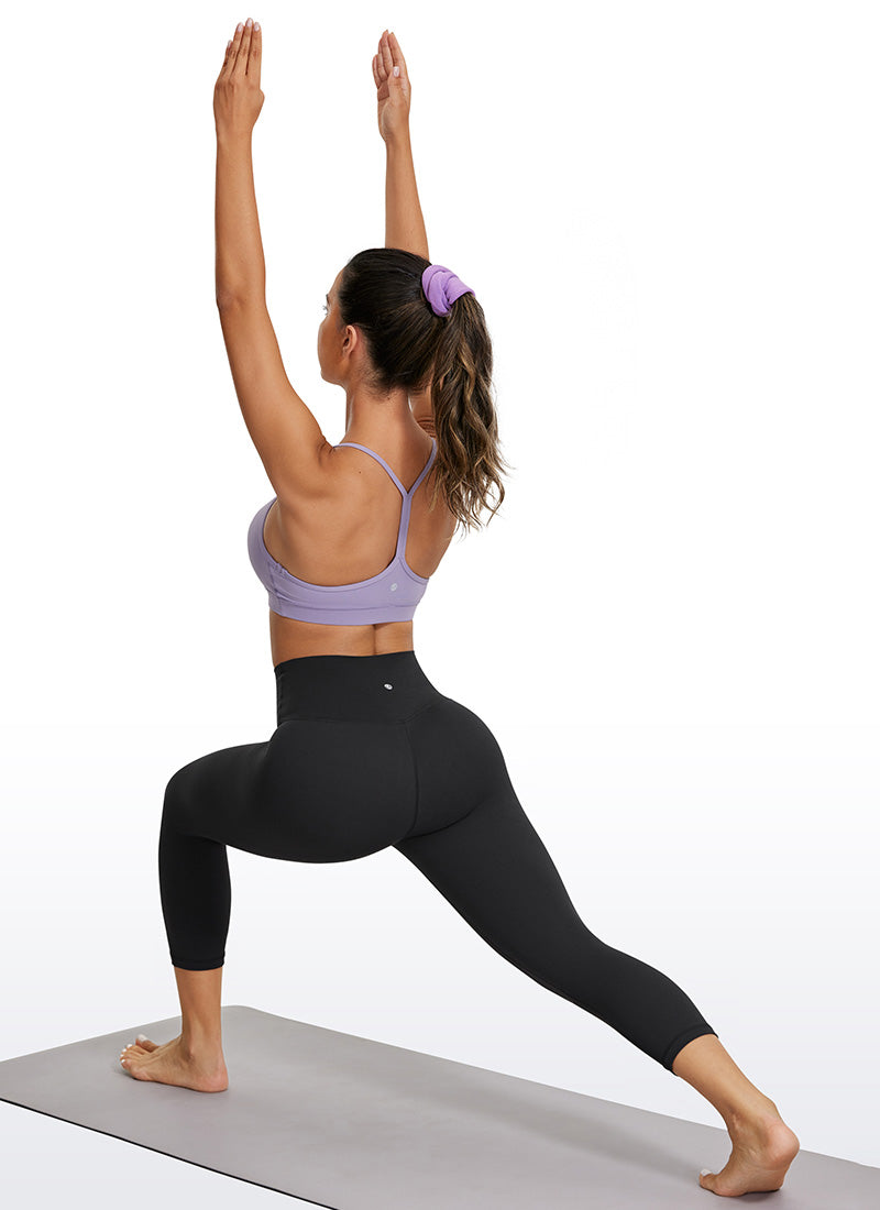 CRZ YOGA Women's Yoga Lounge High Rise Butterluxe Yoga Leggings 21'' Black
