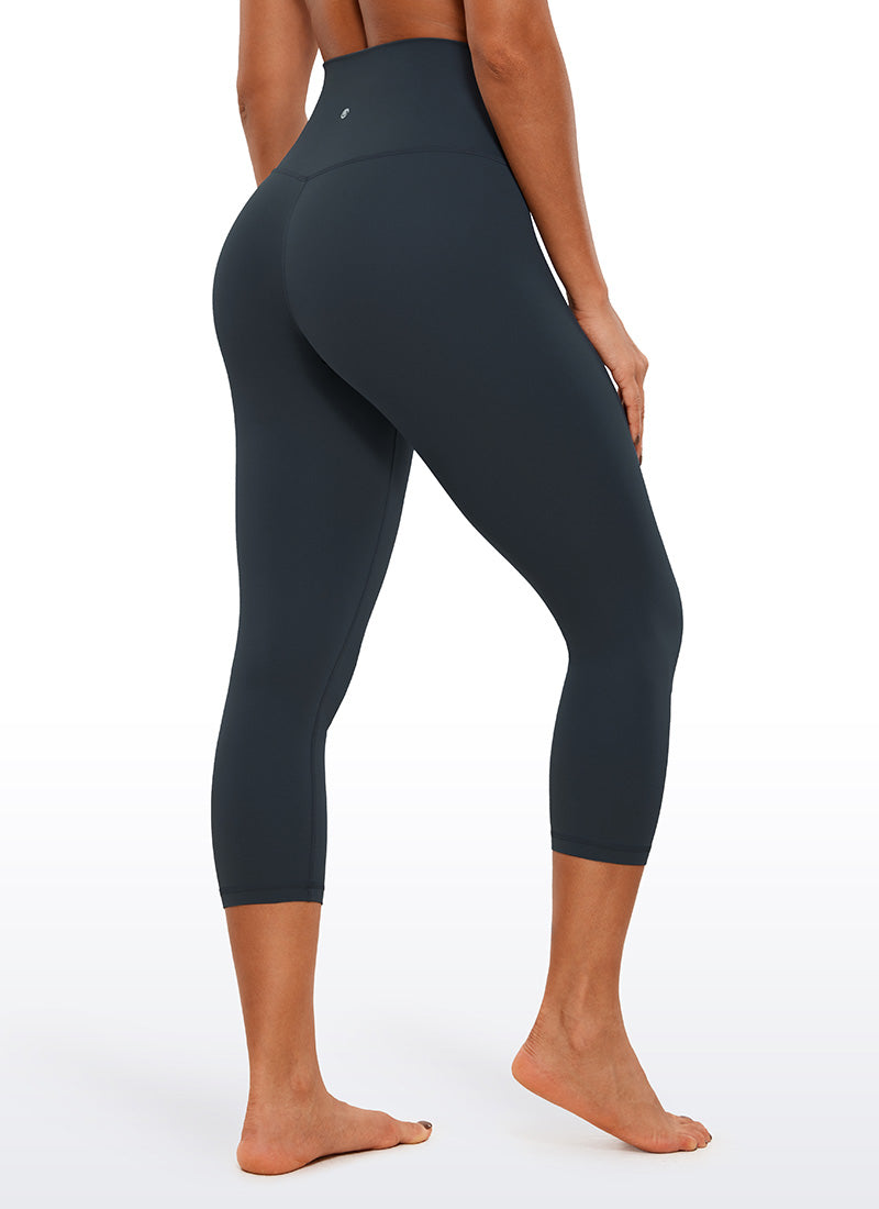 CRZ YOGA Women's Yoga Lounge High Rise Butterluxe Yoga Leggings 21'' True Navy