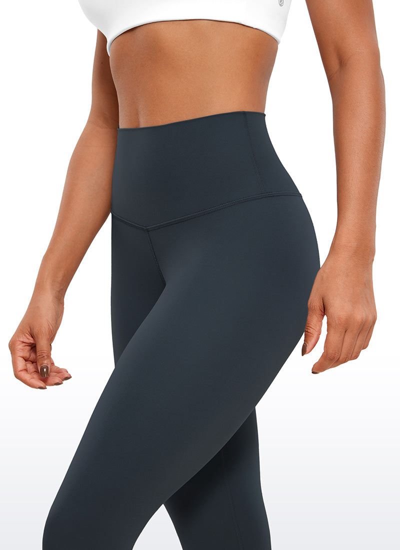 CRZ YOGA Women's Yoga Lounge High Rise Butterluxe Yoga Leggings 21'' True Navy