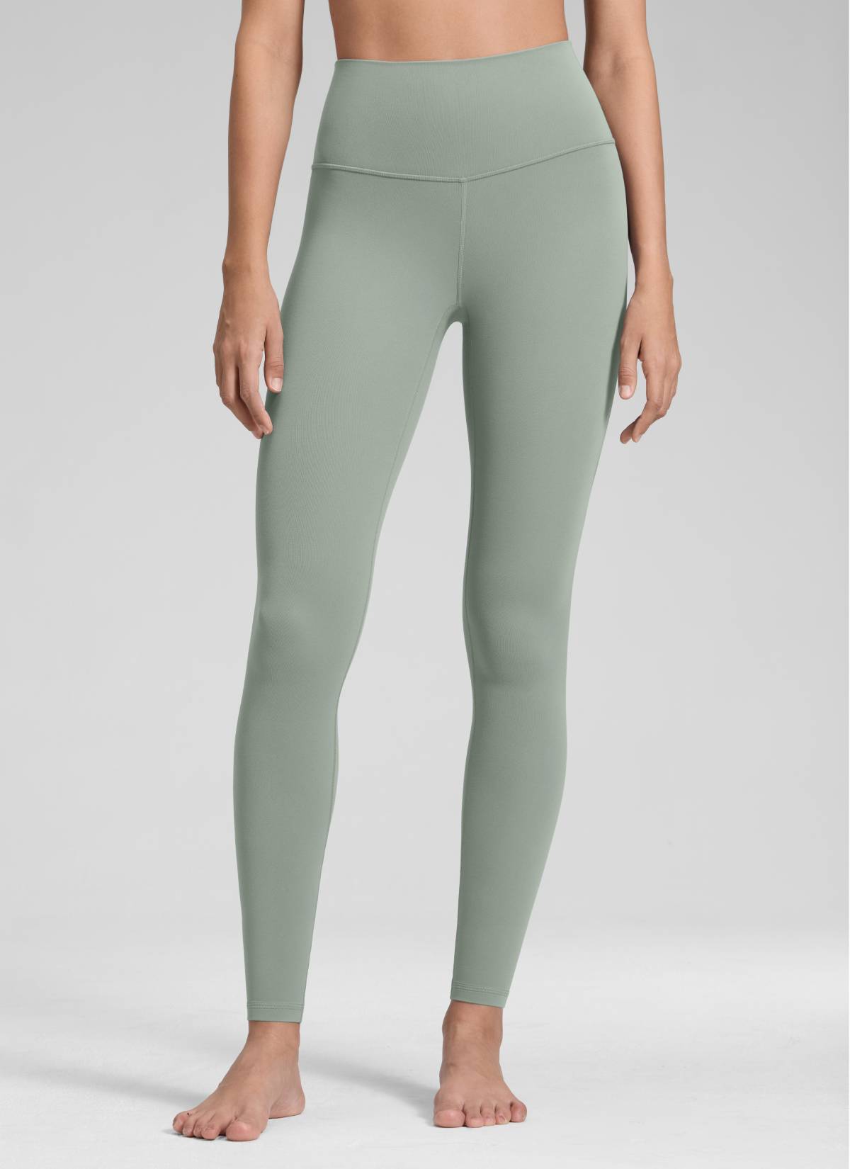 CRZ YOGA Women's Yoga Lounge High Rise Butterluxe Yoga Leggings 28'' Green Palm Court