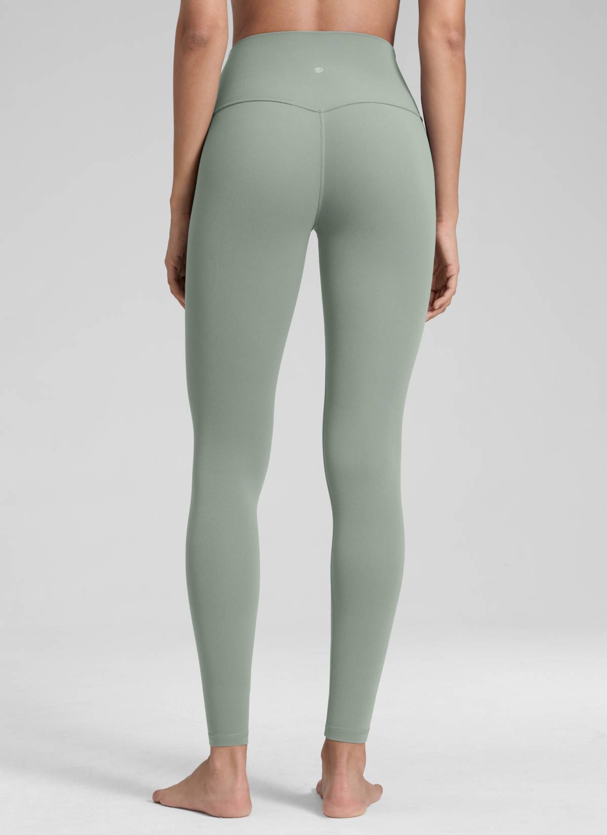 CRZ YOGA Women's Yoga Lounge High Rise Butterluxe Yoga Leggings 28'' Green Palm Court