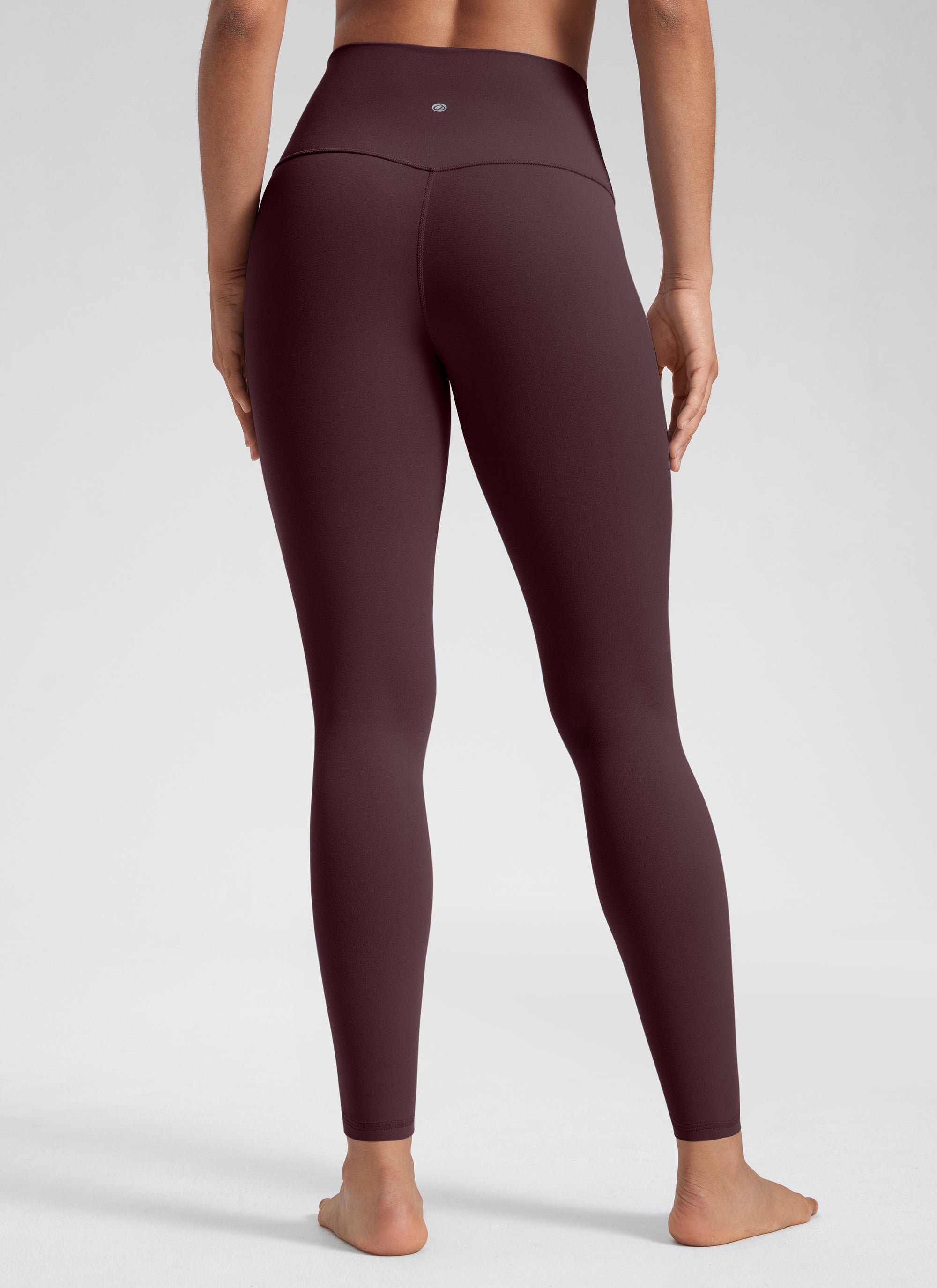CRZ YOGA Women's Yoga Lounge High Rise Butterluxe Yoga Leggings 28'' Ripe Plum @model_info:Winama
