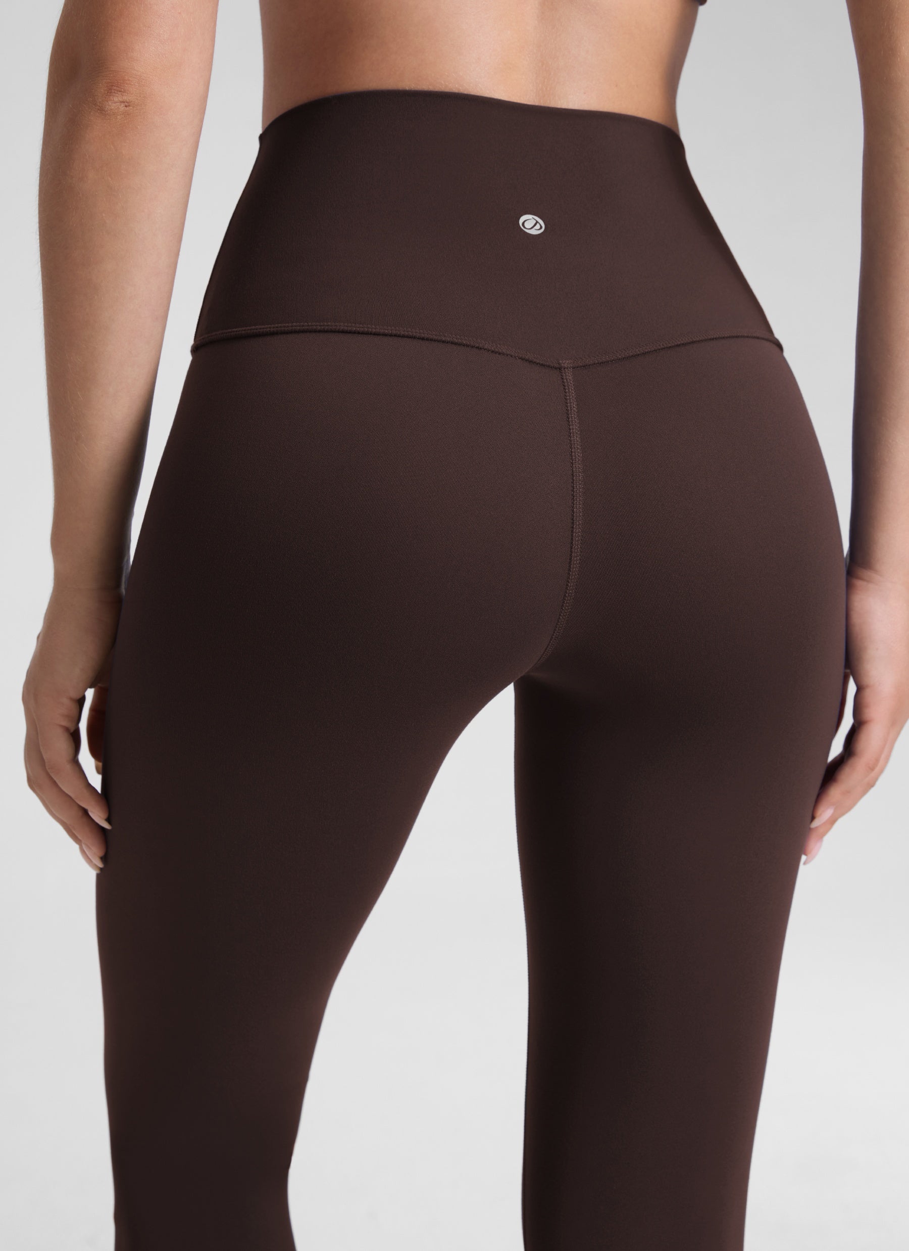 CRZ YOGA Women's Yoga Lounge High Rise Butterluxe Yoga Leggings 30'' Hot Fudge Brown