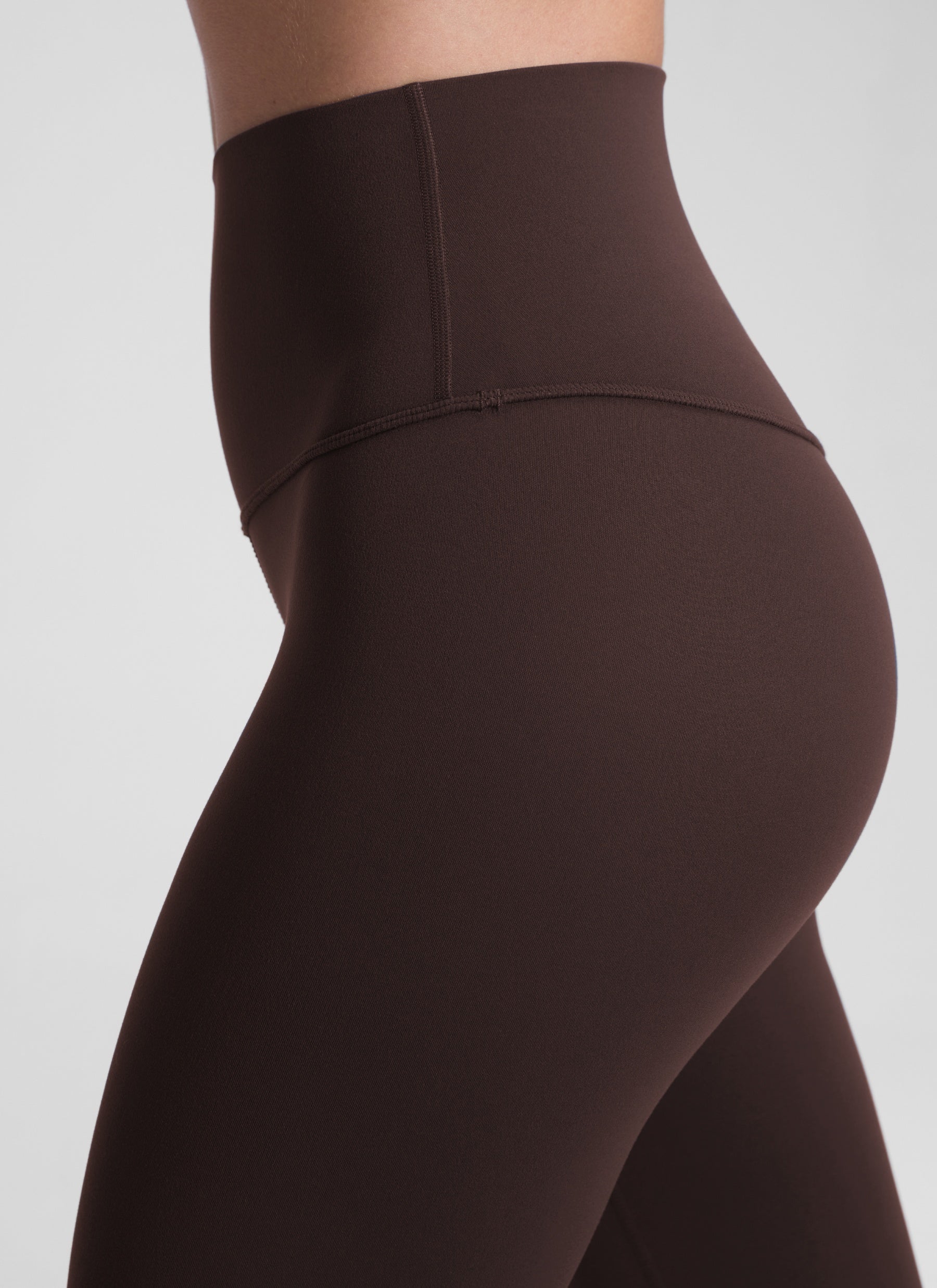 CRZ YOGA Women's Yoga Lounge High Rise Butterluxe Yoga Leggings 30'' Hot Fudge Brown
