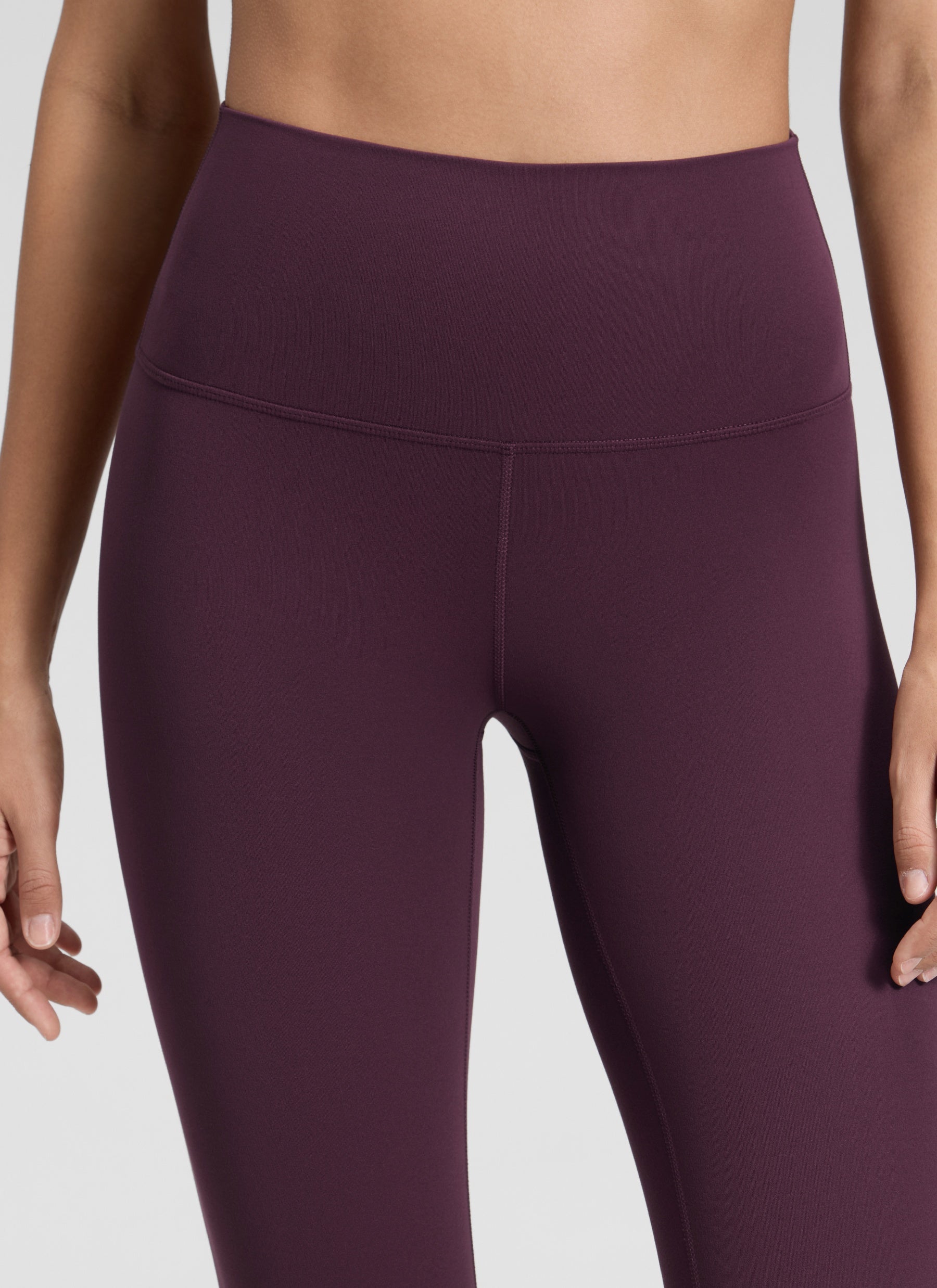 CRZ YOGA Women's Yoga Lounge High Rise Butterluxe Yoga Leggings 30'' Deep Purple