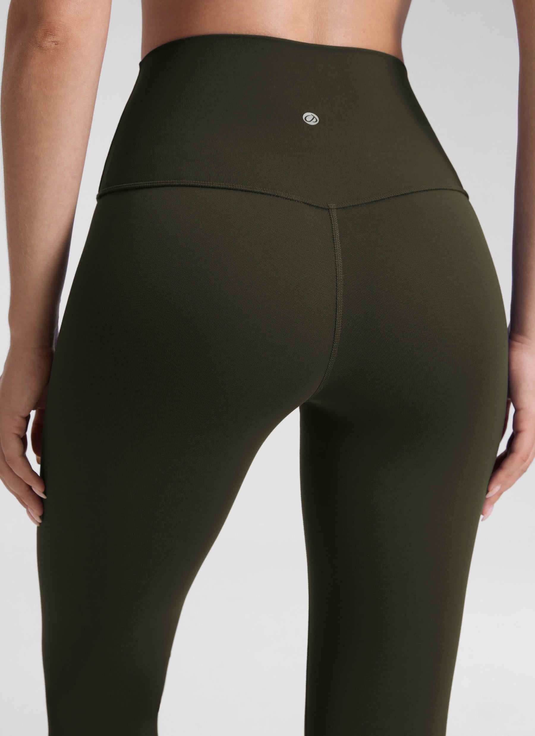 CRZ YOGA Women's Yoga Lounge High Rise Butterluxe Yoga Leggings 30'' Olive Green
