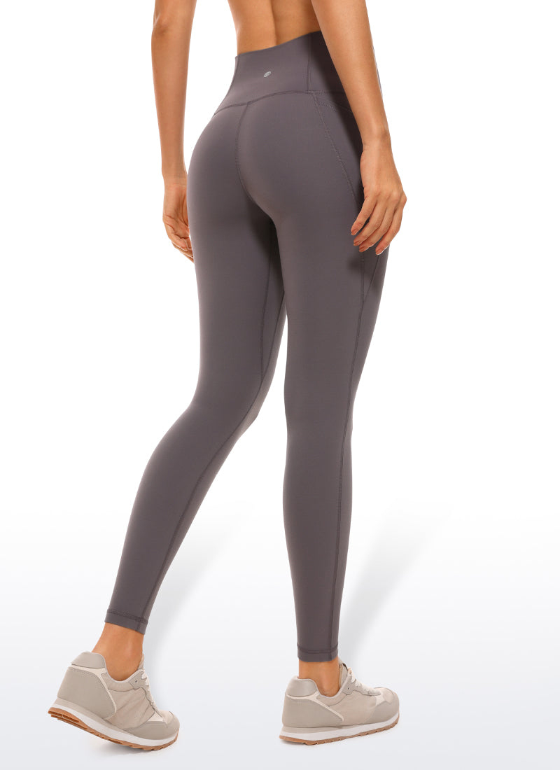CRZ YOGA Women's Yoga Lounge High Rise Butterluxe Pocket Leggings 25'' Tornado