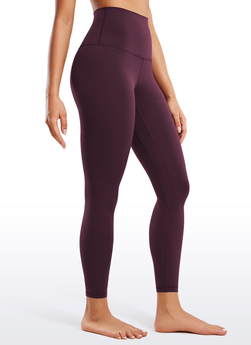 CRZ YOGA Women's Lounge Super High Rise Butterluxe Yoga Leggings 25'' Deep Purple @model_info:Fiona