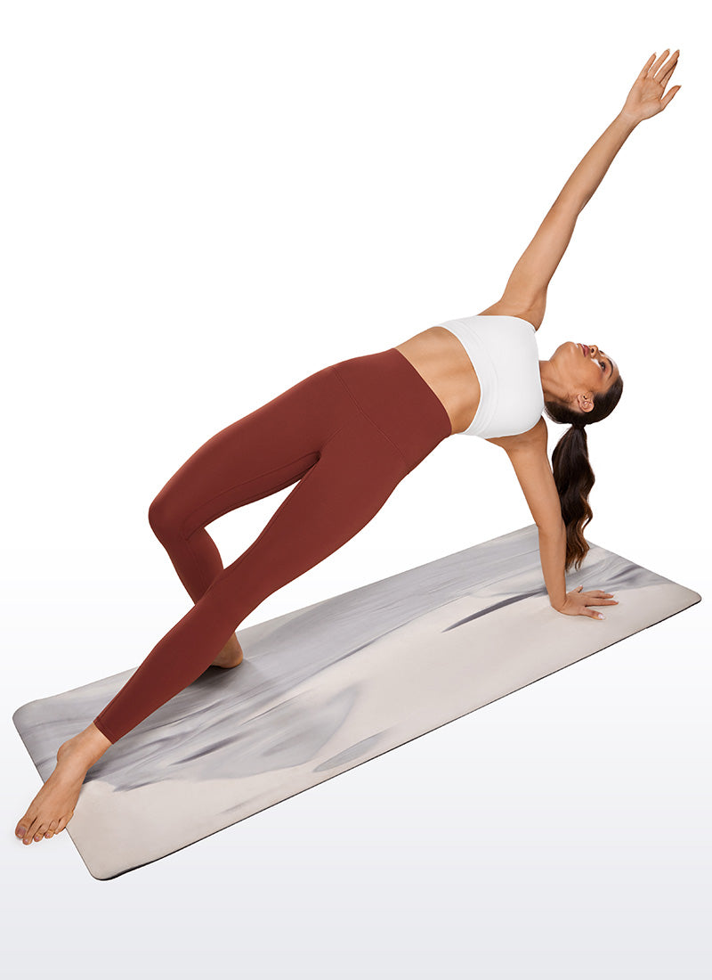 CRZ YOGA Women's Yoga Super High Waist Butterluxe Yoga Leggings 28'' Jujube Brown