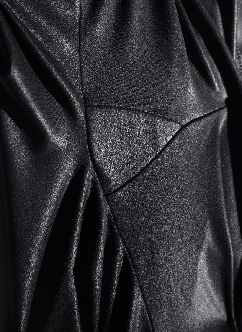 CRZ YOGA Women Butterluxe Matte Faux Leather No Front Seam Leggings 26.5'' Black Classic Leather