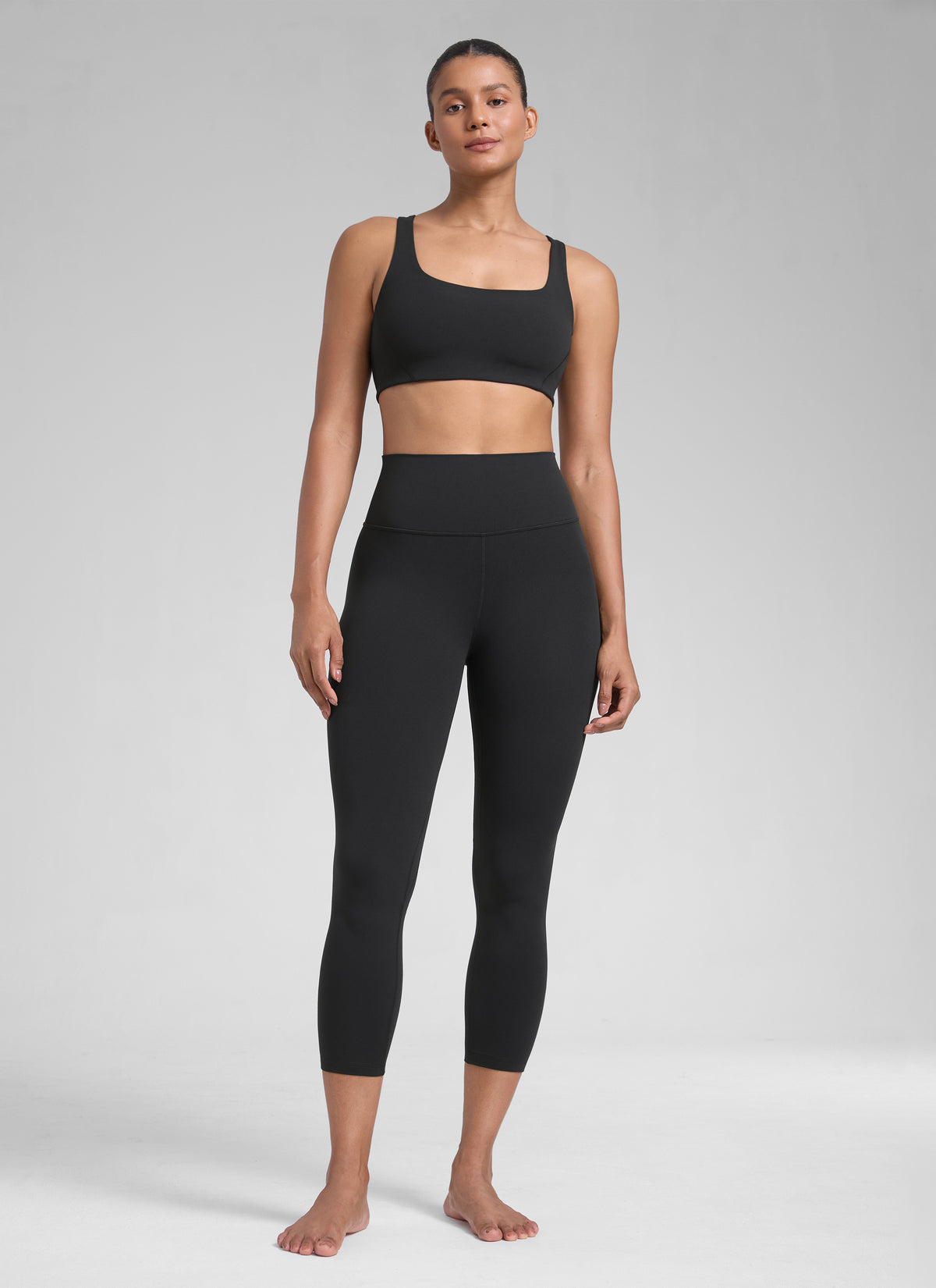 CRZ YOGA Women's High Waisted Capris Workout Leggings 23