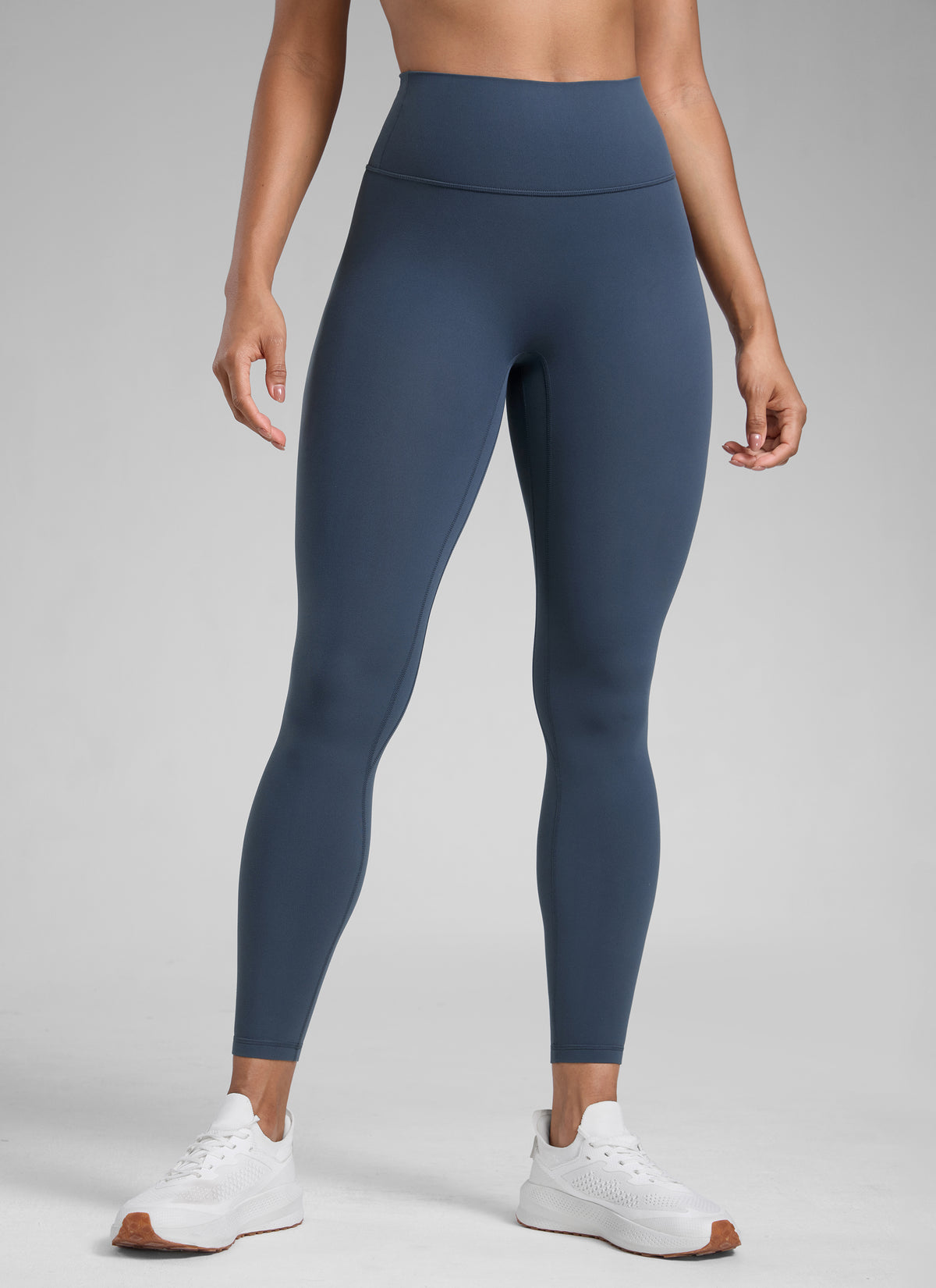 CRZ YOGA Women Butterlift High Rise Scrunch Butt Legging No Front Seam Stelindigo @model_info:Barbara