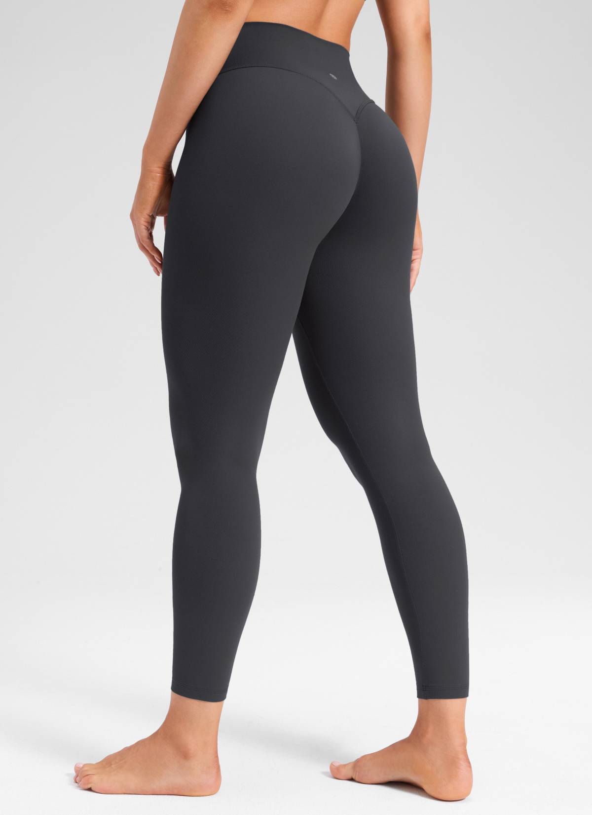 CRZ YOGA Softretch Secretsculpt™ Minor High Rise Front Seam Legging Mysterious Grey @model_info:Mariana