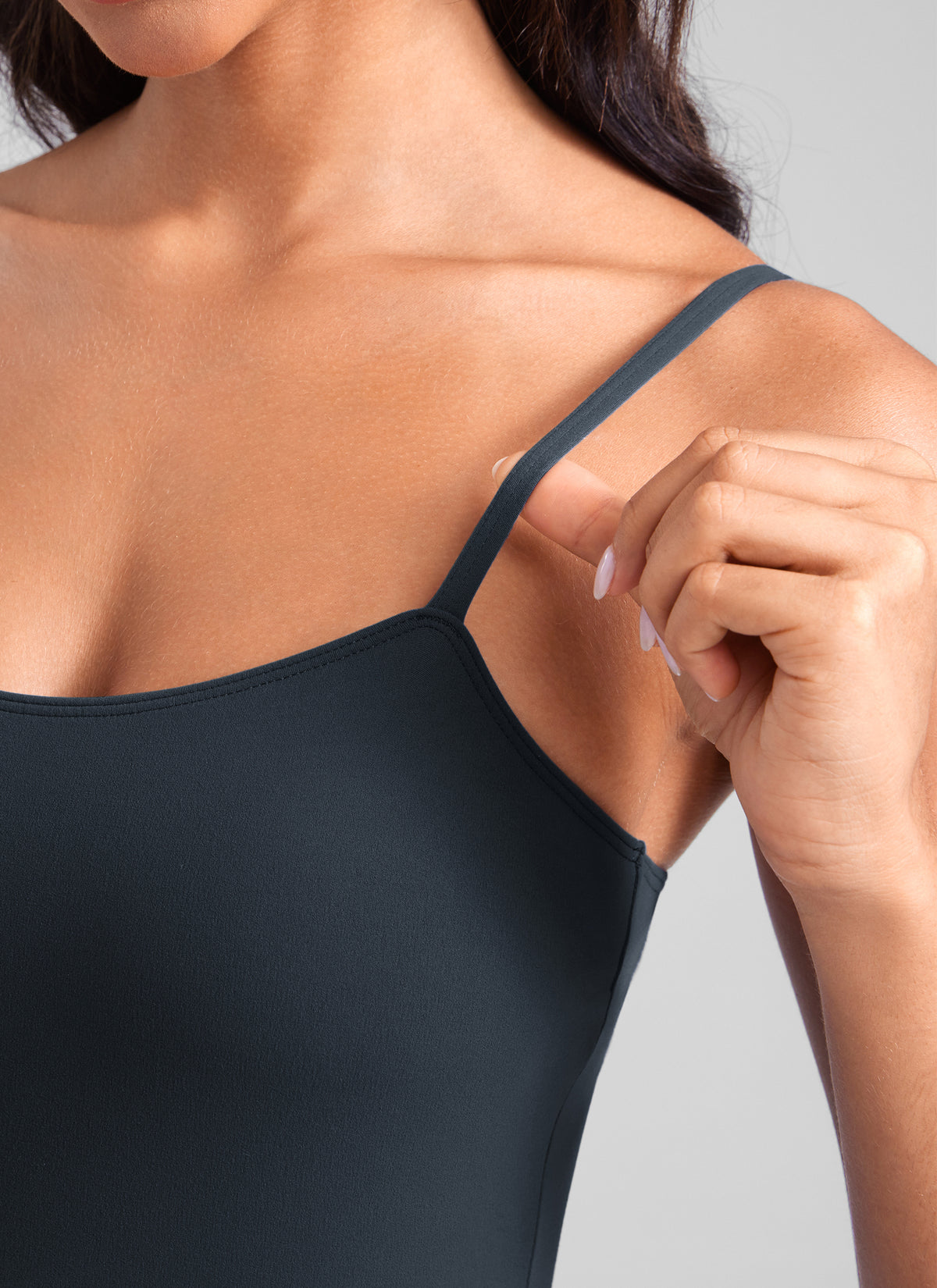 CRZ YOGA Butterluxe Spaghetti Strap Athletic Casual Tennis Dresses True Navy @model_info:Winma