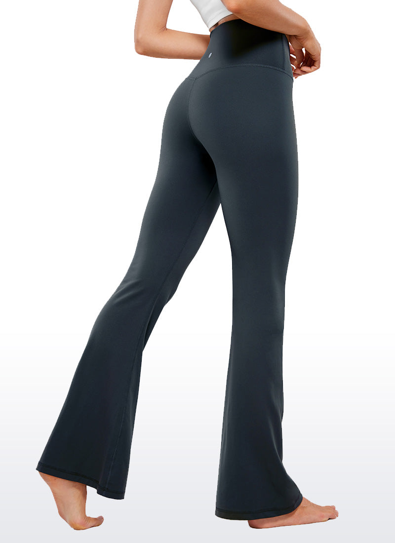 CRZ YOGA Women Butterluxe V Crossover High Waist Flare Leggings 29