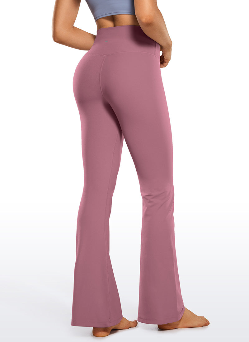 CRZ YOGA Women Butterluxe V Crossover High Waist Flare Leggings 31