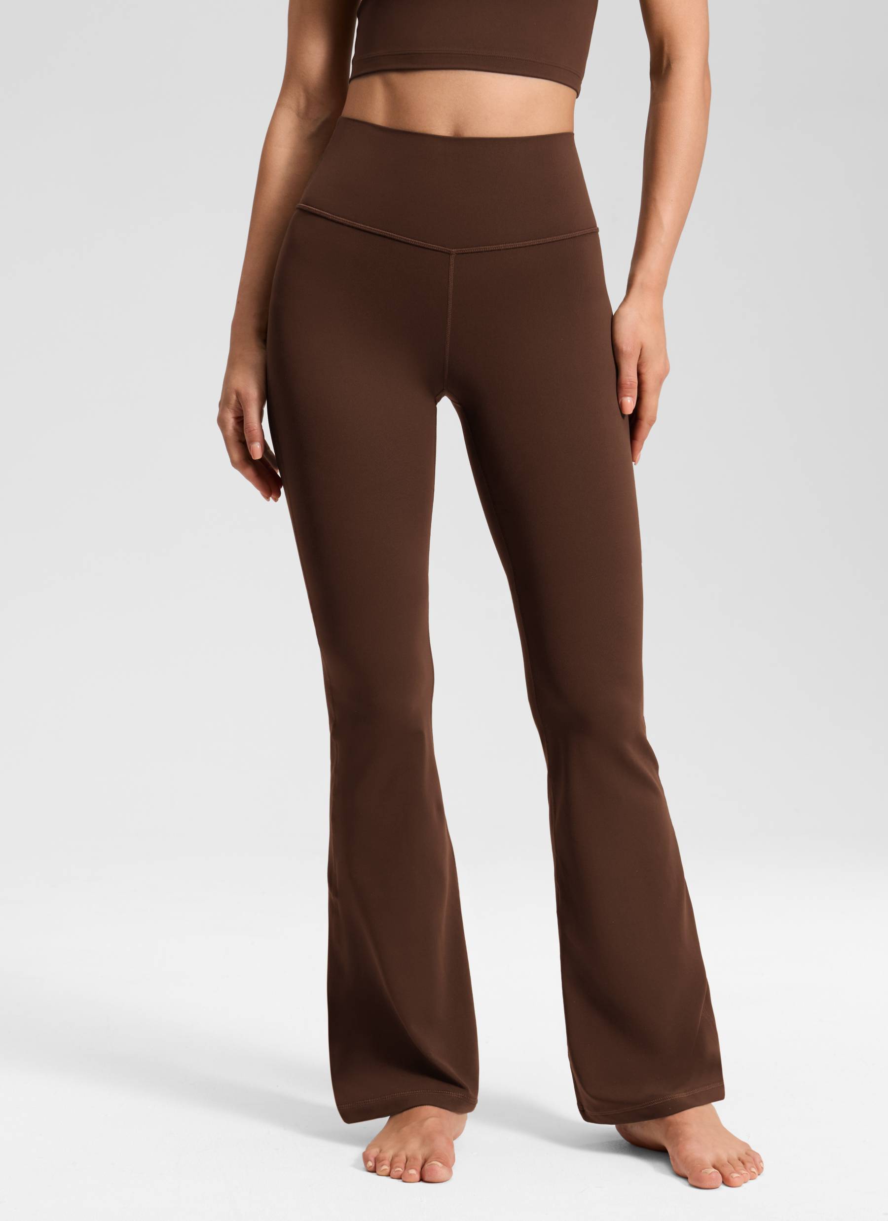Butterluxe High Waist Flare Wide Leg Bootcut Pockets Leggings 31