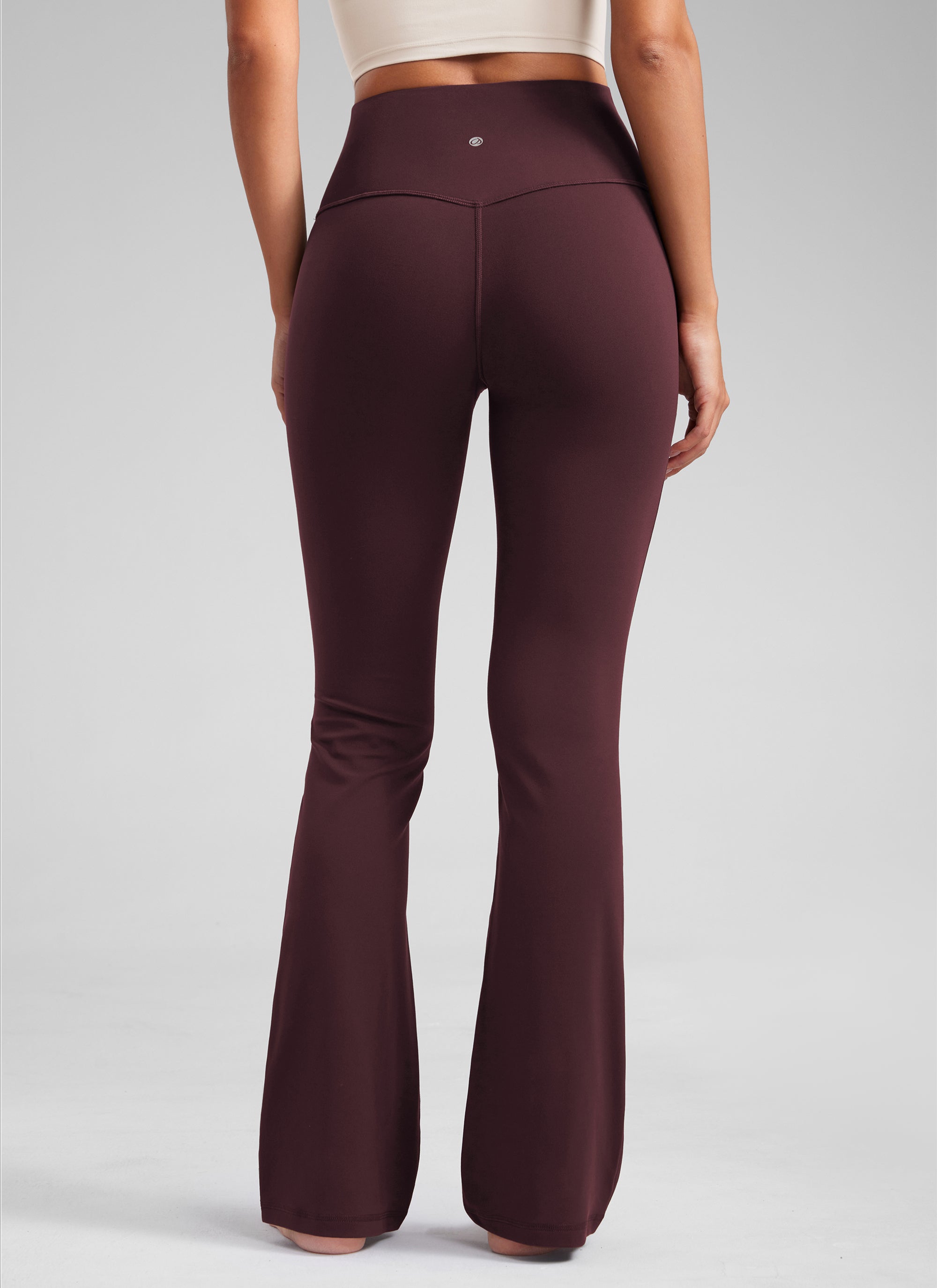 CRZ YOGA Women's Yoga High Waist Butterluxe Flare Pocket Leggings 29