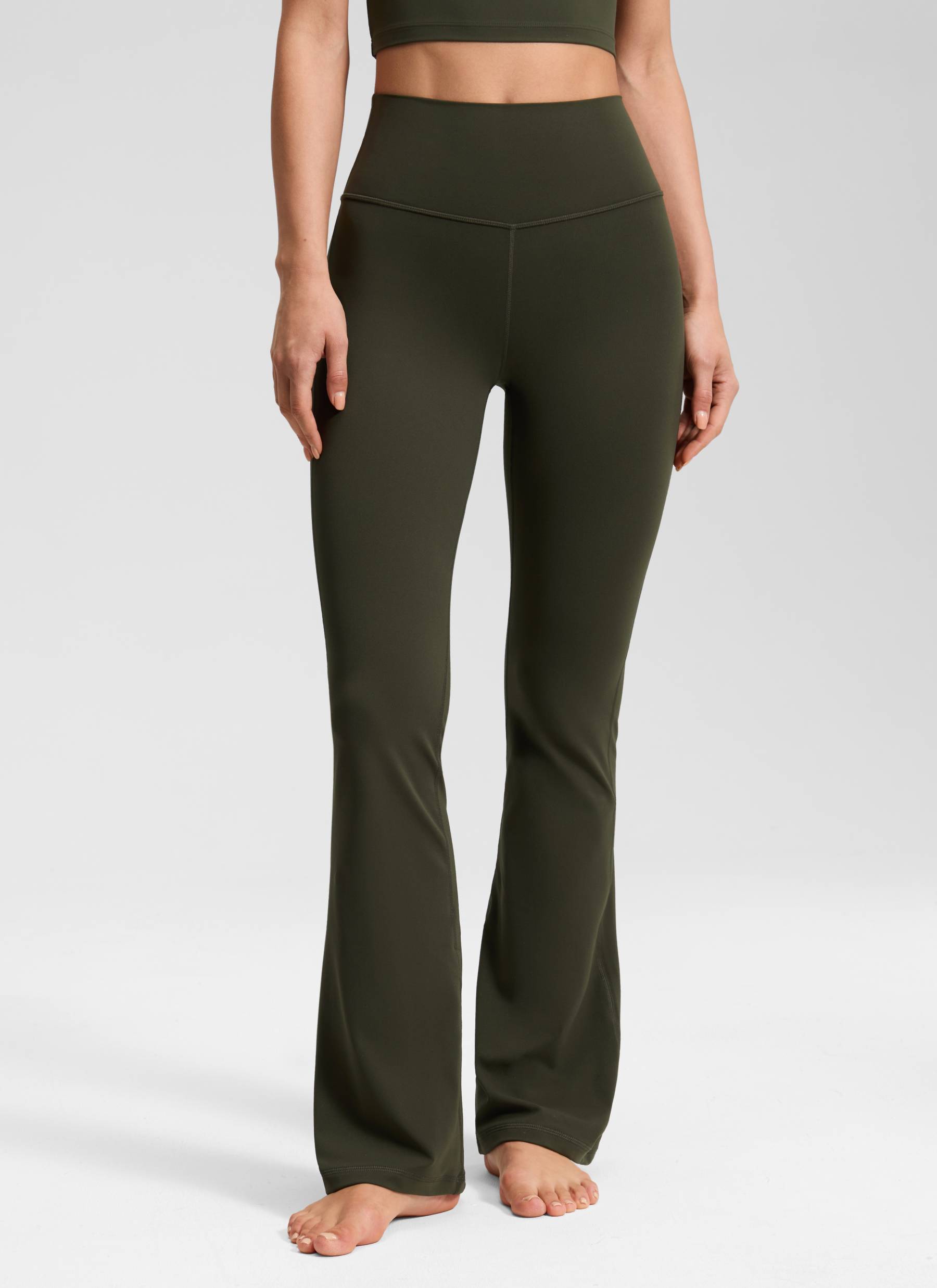 Butterluxe High Waist Flare Wide Leg Bootcut Pockets Leggings 31