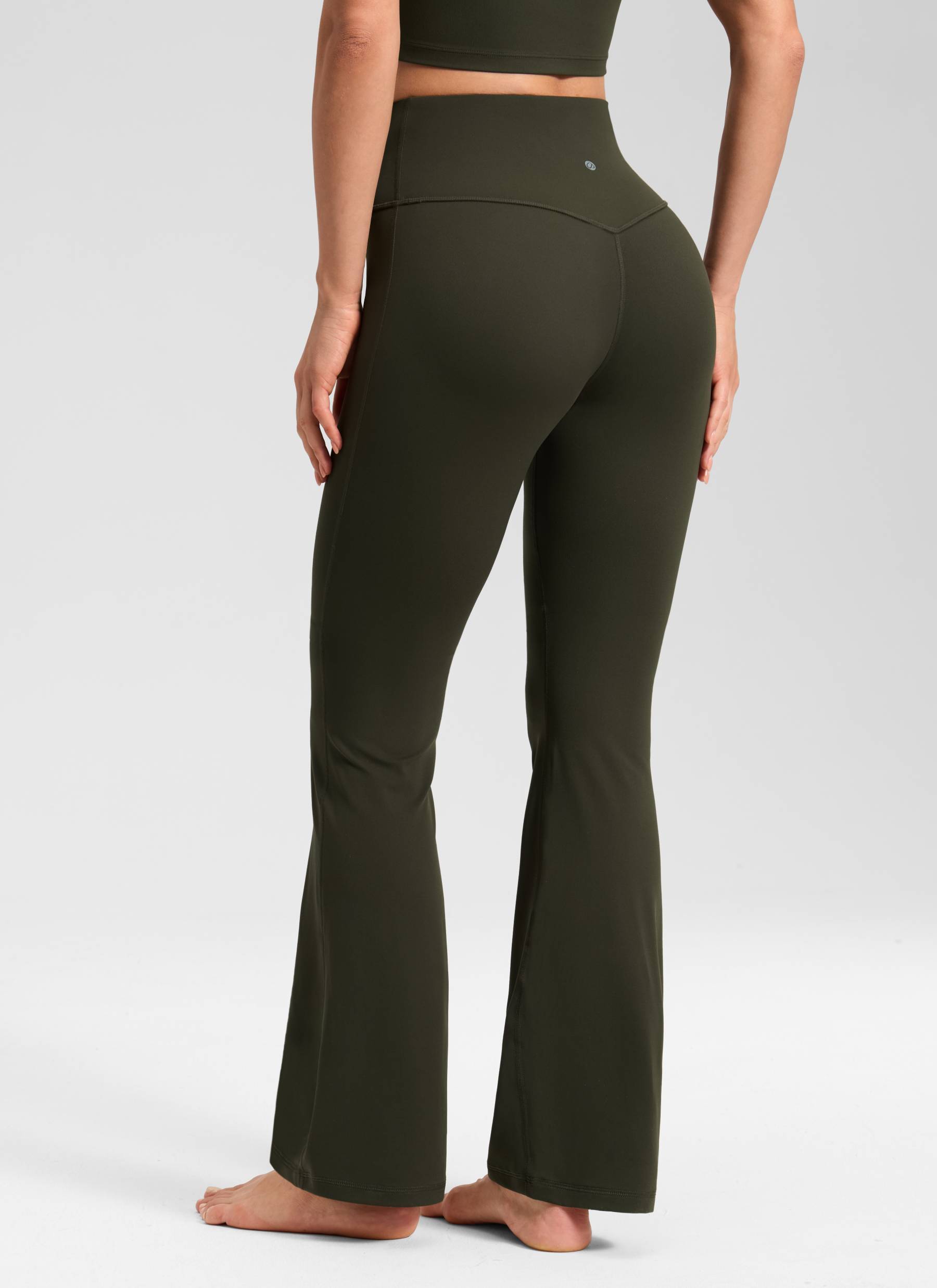 Butterluxe High Waist Flare Wide Leg Bootcut Pockets Leggings 31