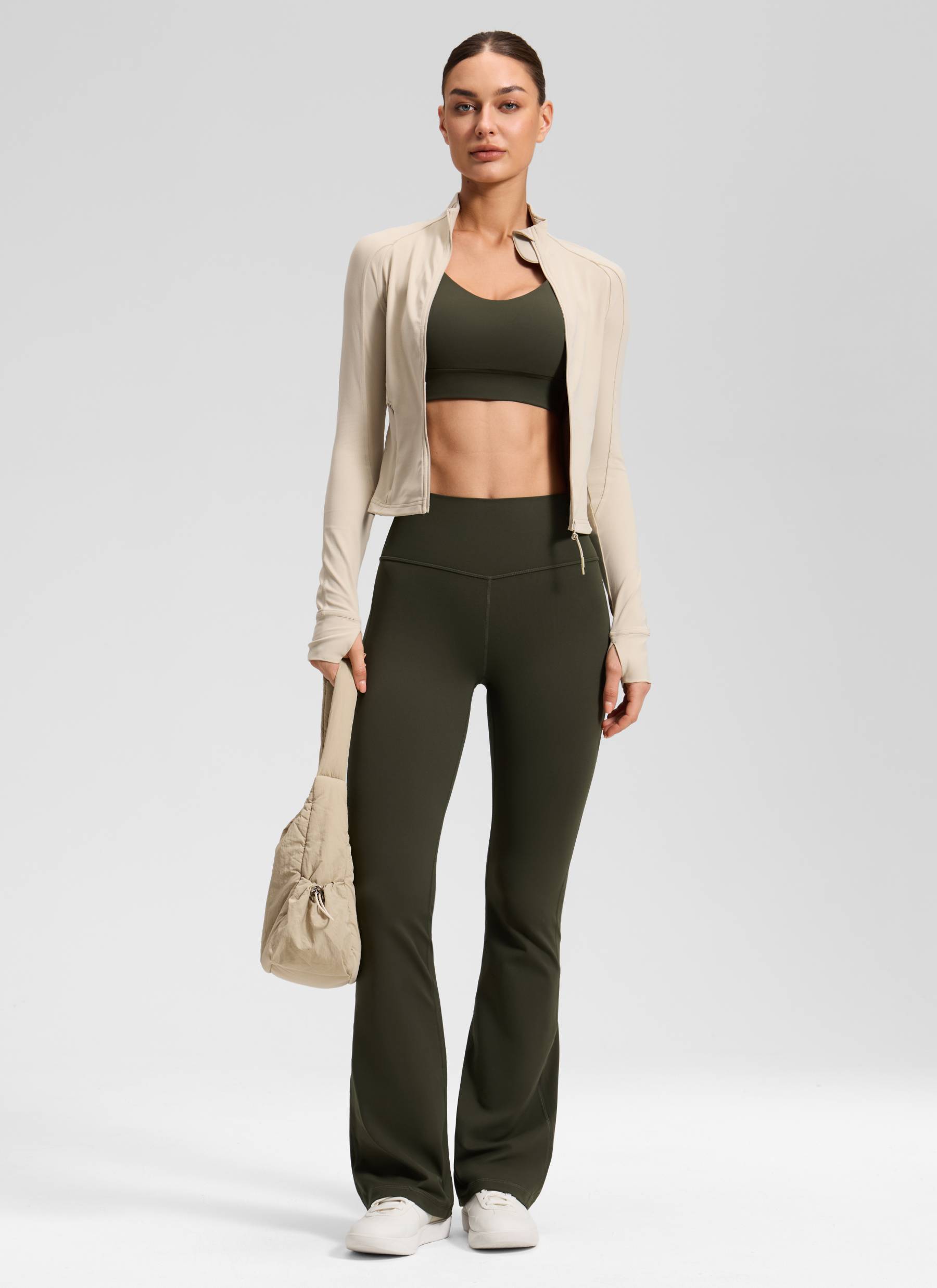 Butterluxe High Waist Flare Wide Leg Bootcut Pockets Leggings 31