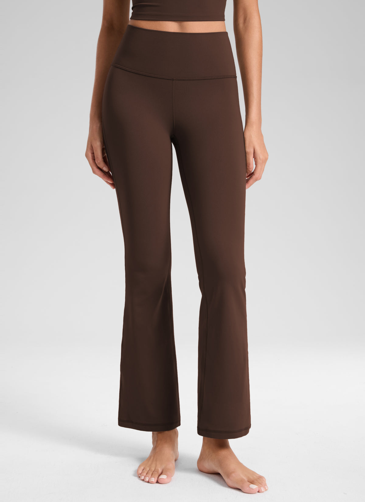 CRZ YOGA Women's Yoga High Waist Butterluxe Flare Pocket Leggings 29