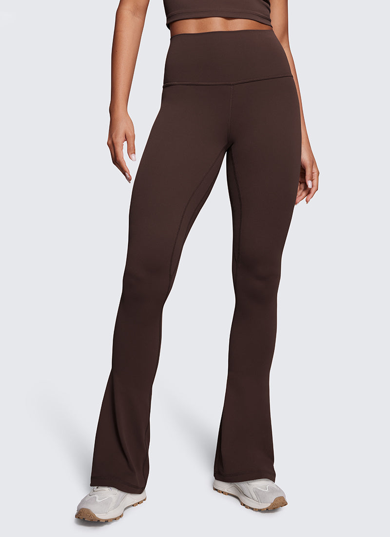 CRZ YOGA Women  Butterluxe High Waist Pockets Mini Flared Leggings 33