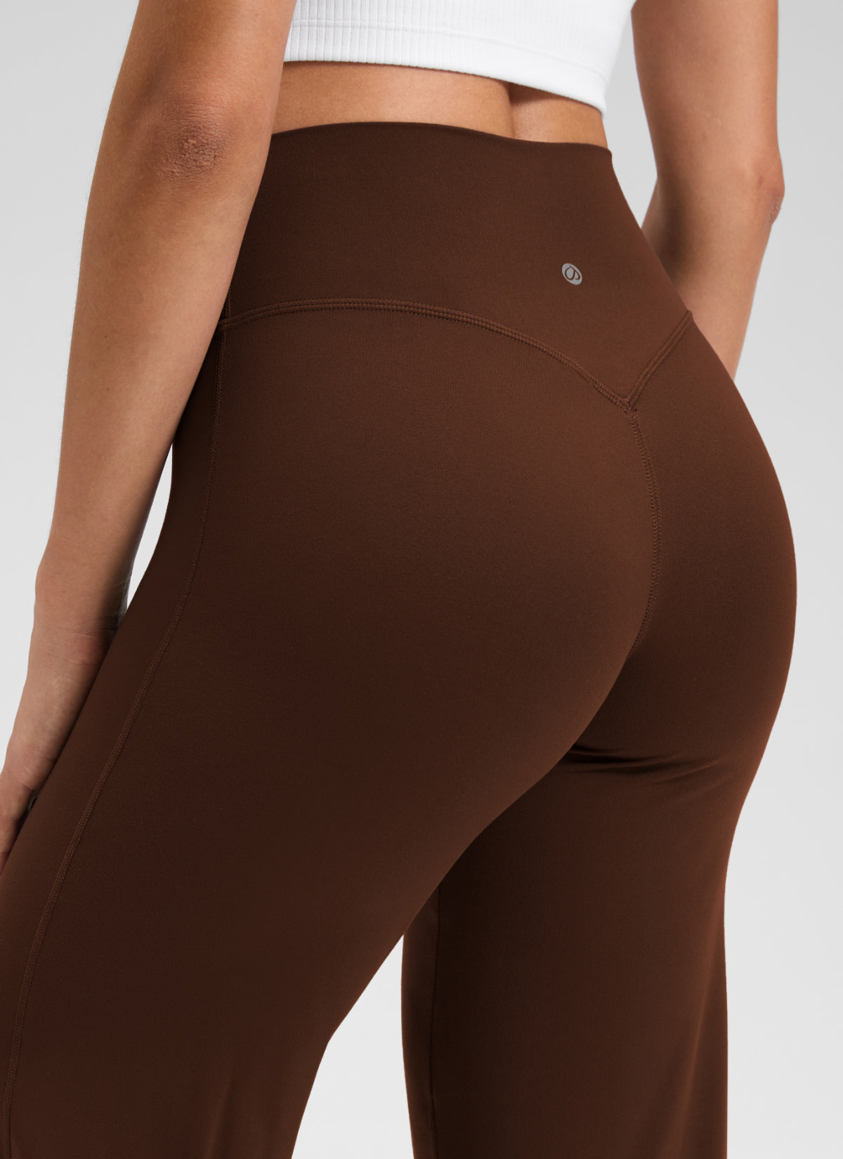 CRZ YOGA Women's Softretch Workout No Front Seam Wide Leg Pant 28