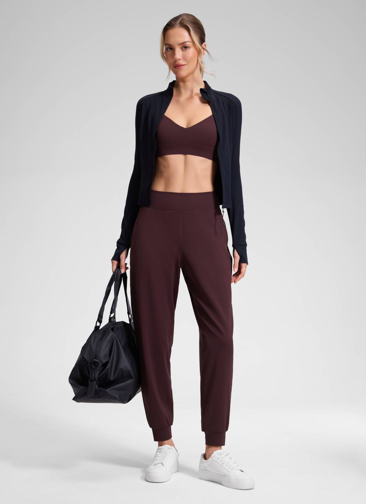 CRZ YOGA Women's Butterluxe Yoga High Rise Pocket Jogger 28