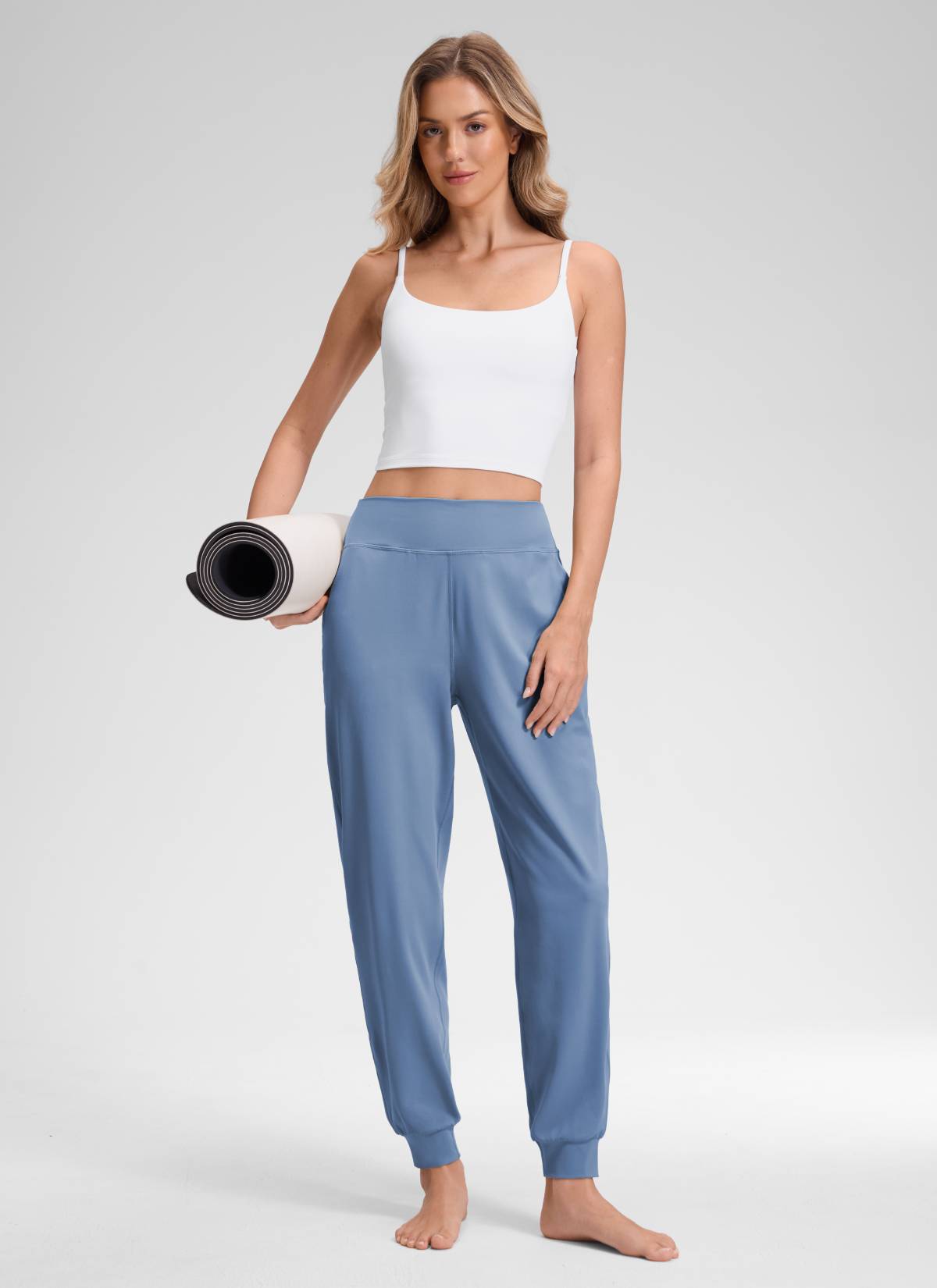 CRZ YOGA Women's Butterluxe Yoga High Rise Pocket Jogger 28