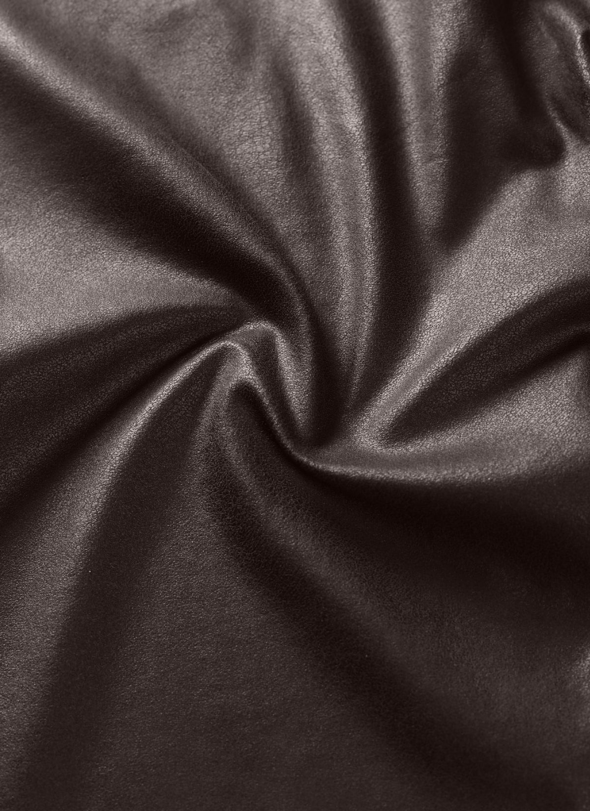 CRZ YOGA Women Butterluxe Matte Faux Leather No Front Seam Leggings 25'' Hot Fudge Brown Foil Pattern
