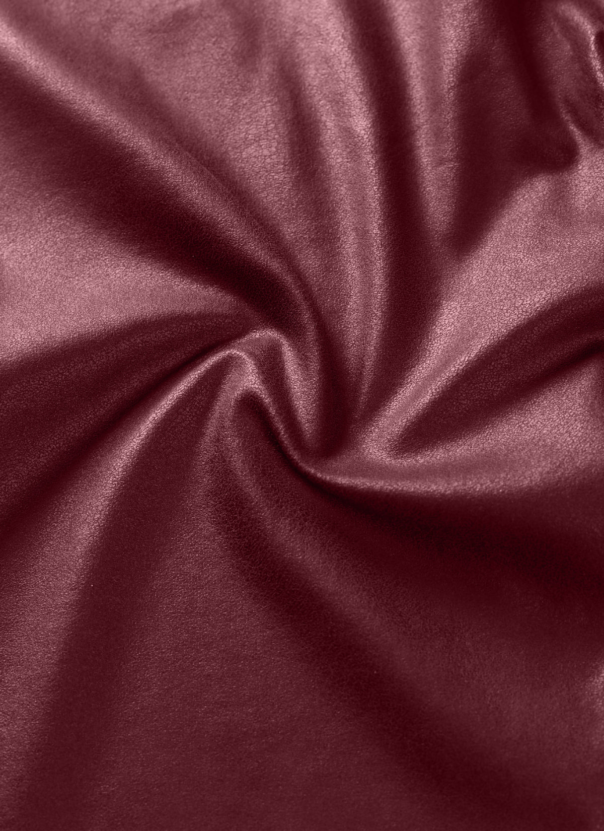 CRZ YOGA Women Butterluxe Matte Faux Leather No Front Seam Leggings 25'' Red Merlot Foil Pattern